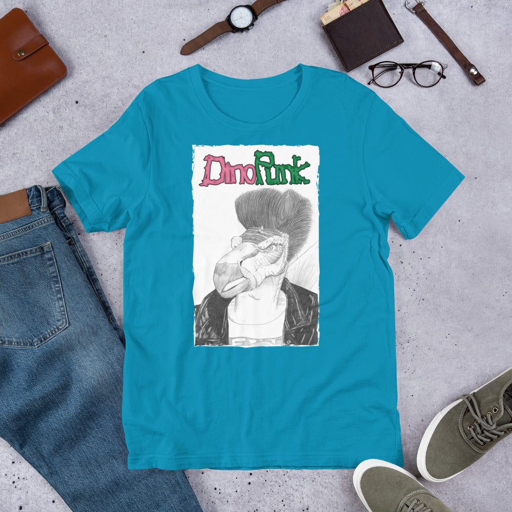 Strummersaurus Unisex t-shirt (Joe Strummer x Stegosaurus)