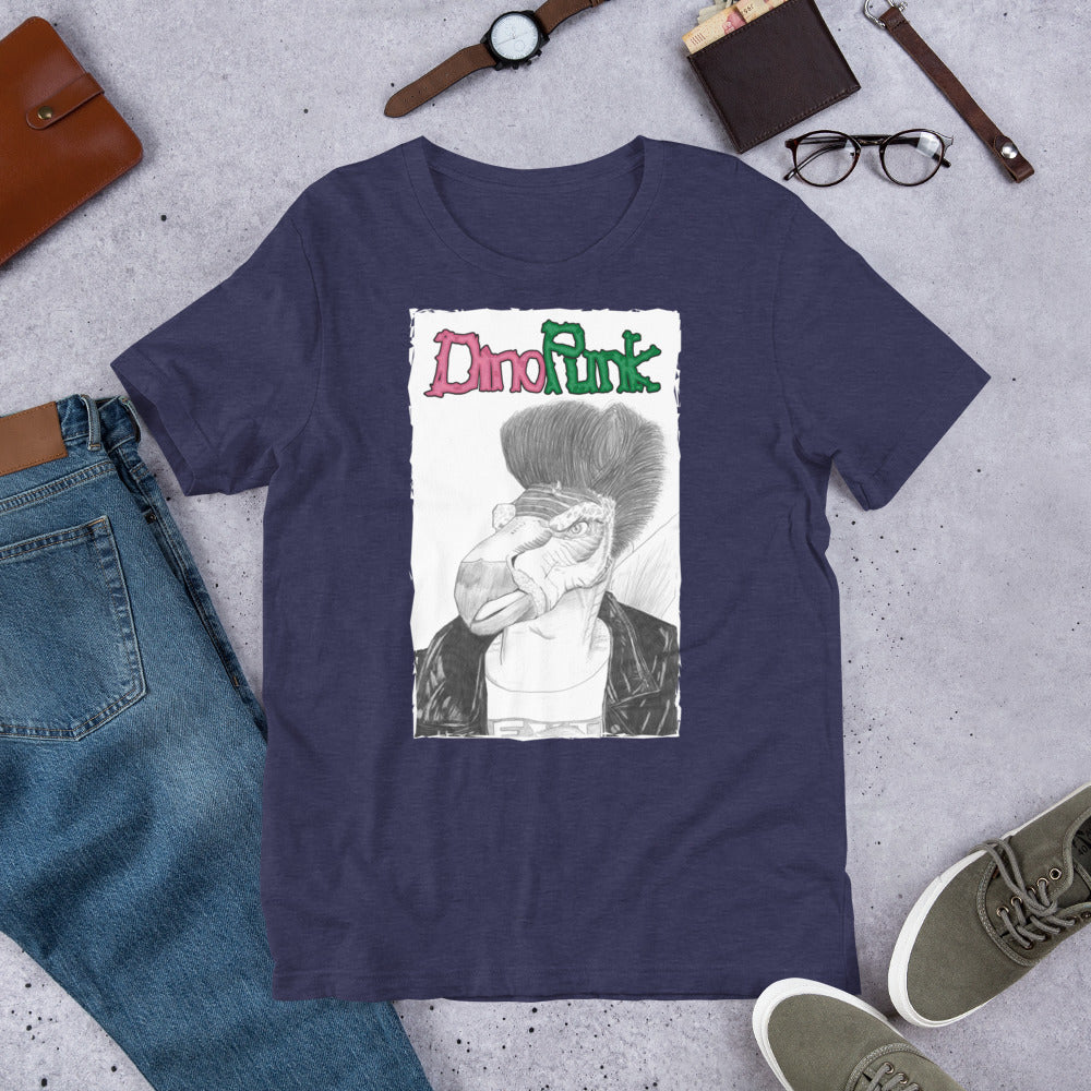 Strummersaurus Unisex t-shirt (Joe Strummer x Stegosaurus)