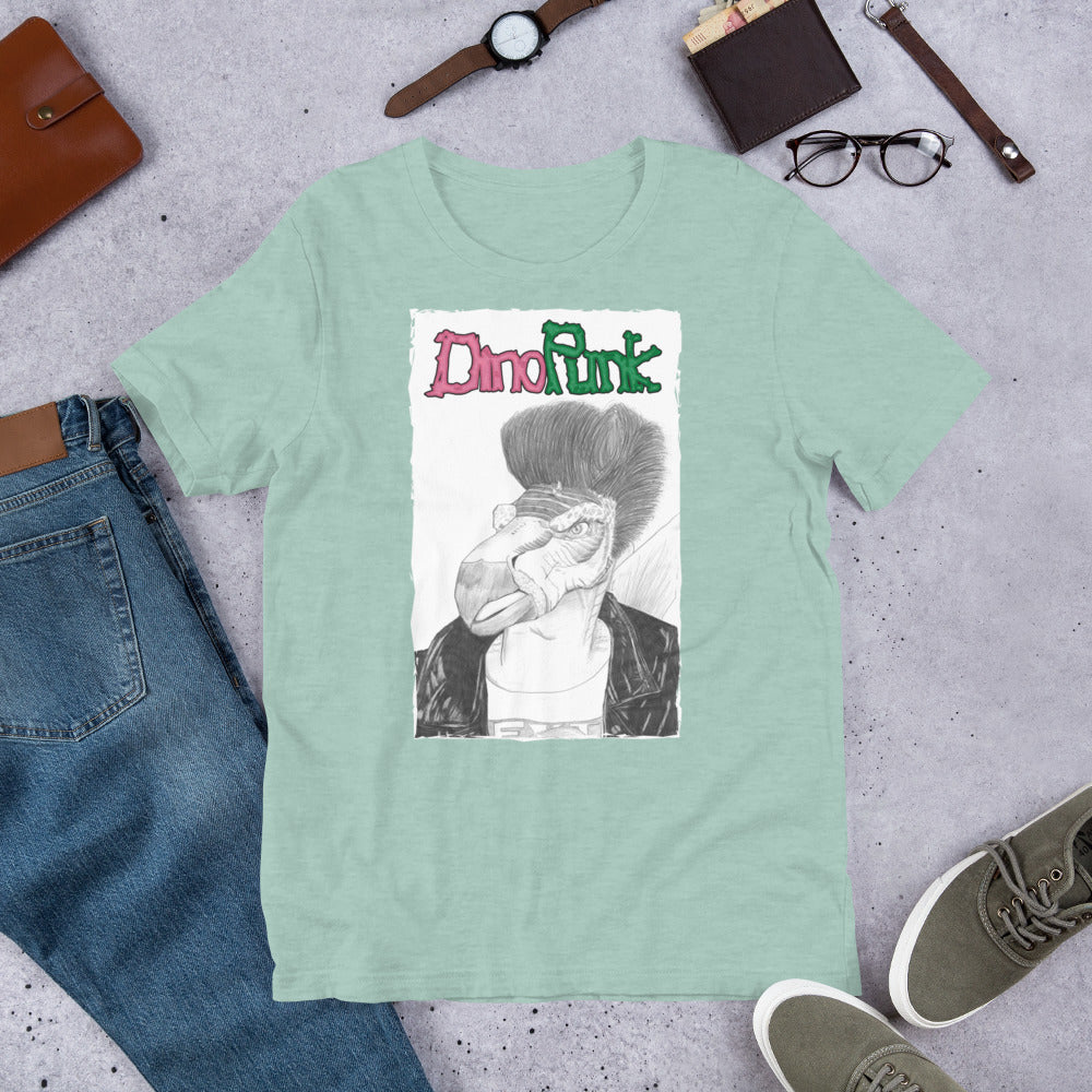 Strummersaurus Unisex t-shirt (Joe Strummer x Stegosaurus)