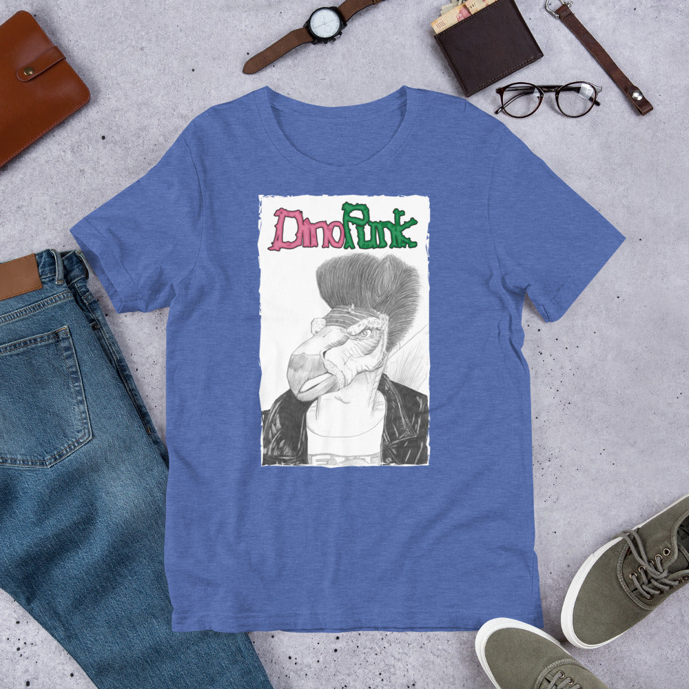 Strummersaurus Unisex t-shirt (Joe Strummer x Stegosaurus)