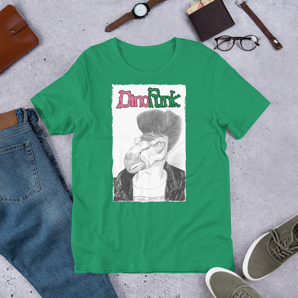 Strummersaurus Unisex t-shirt (Joe Strummer x Stegosaurus)