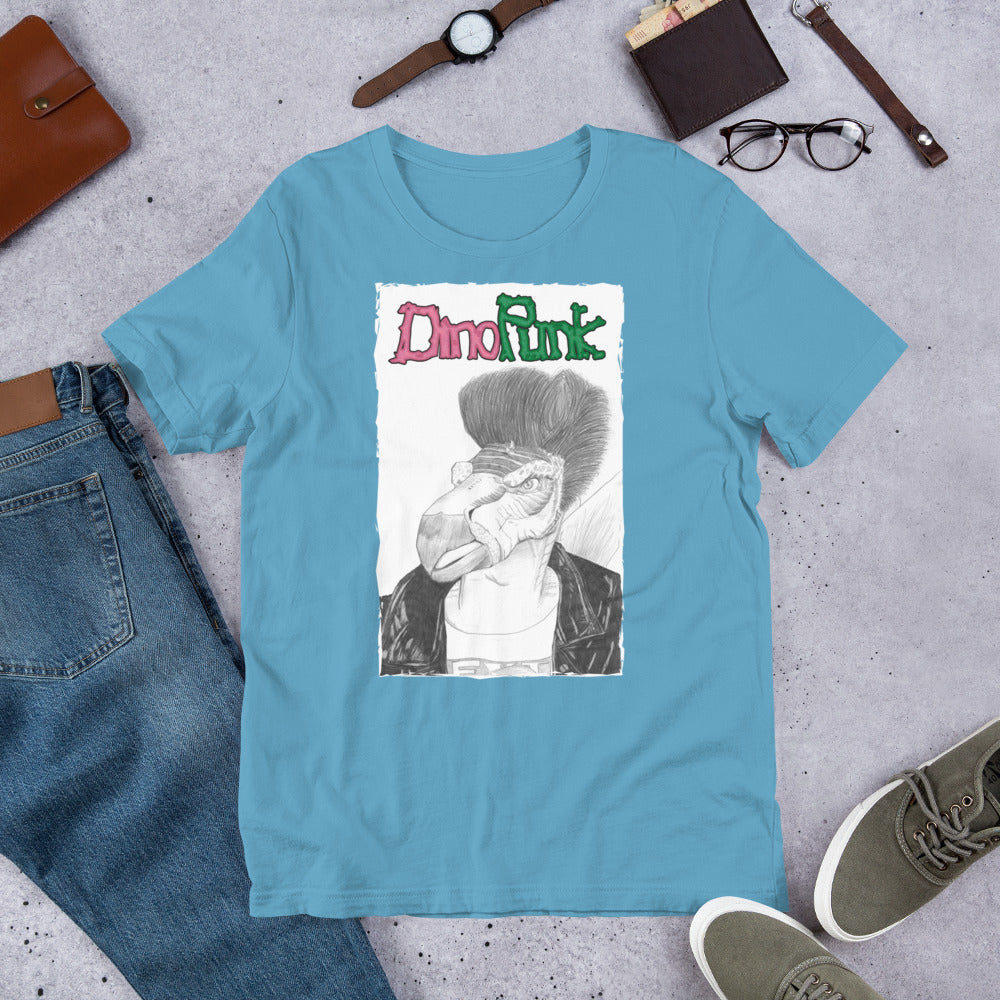 Strummersaurus Unisex t-shirt (Joe Strummer x Stegosaurus)