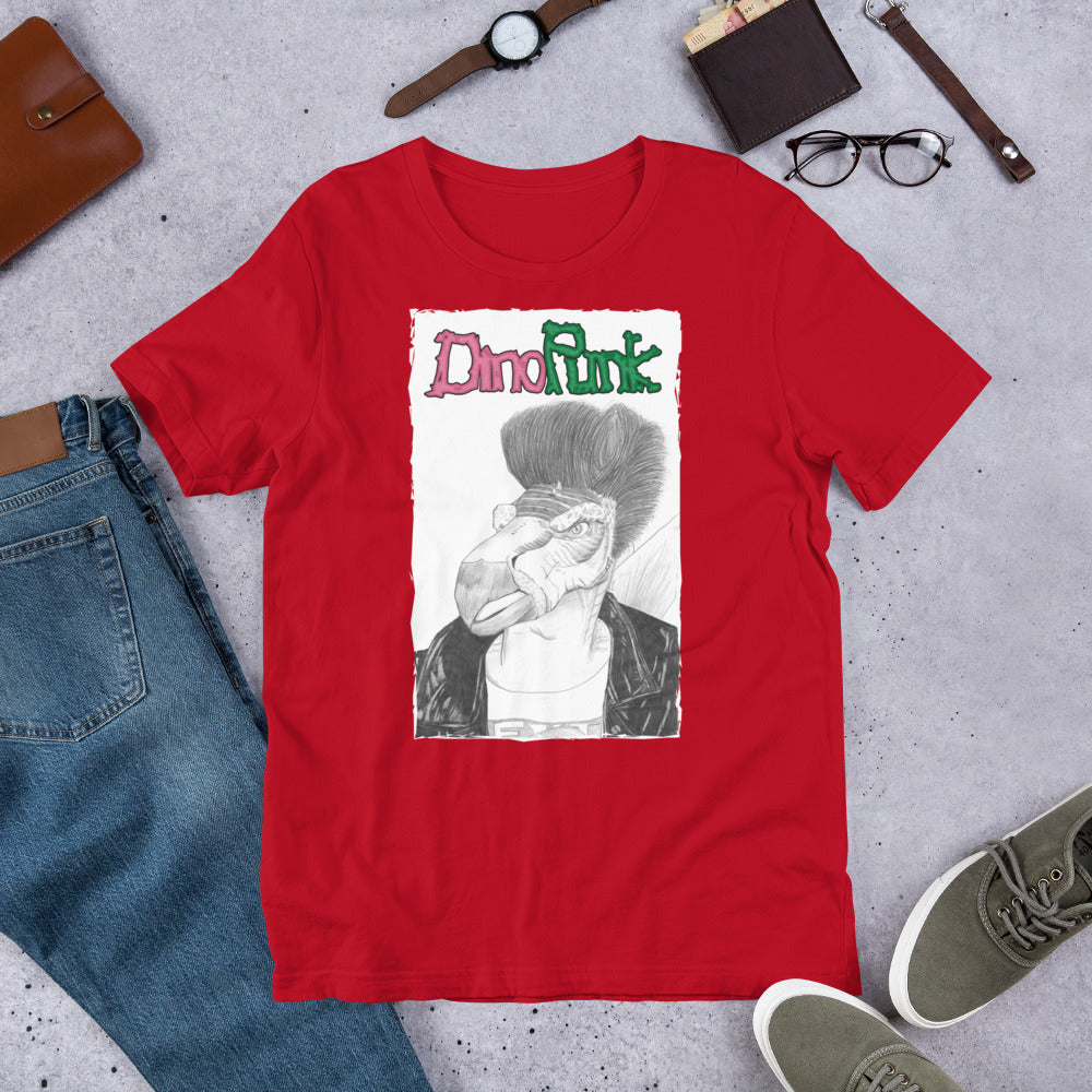 Strummersaurus Unisex t-shirt (Joe Strummer x Stegosaurus)