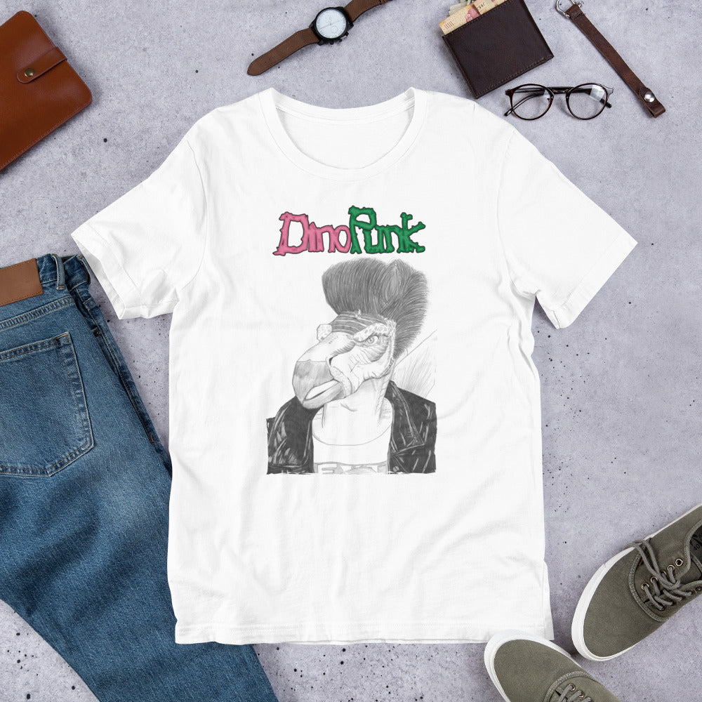Strummersaurus Unisex t-shirt (Joe Strummer x Stegosaurus)