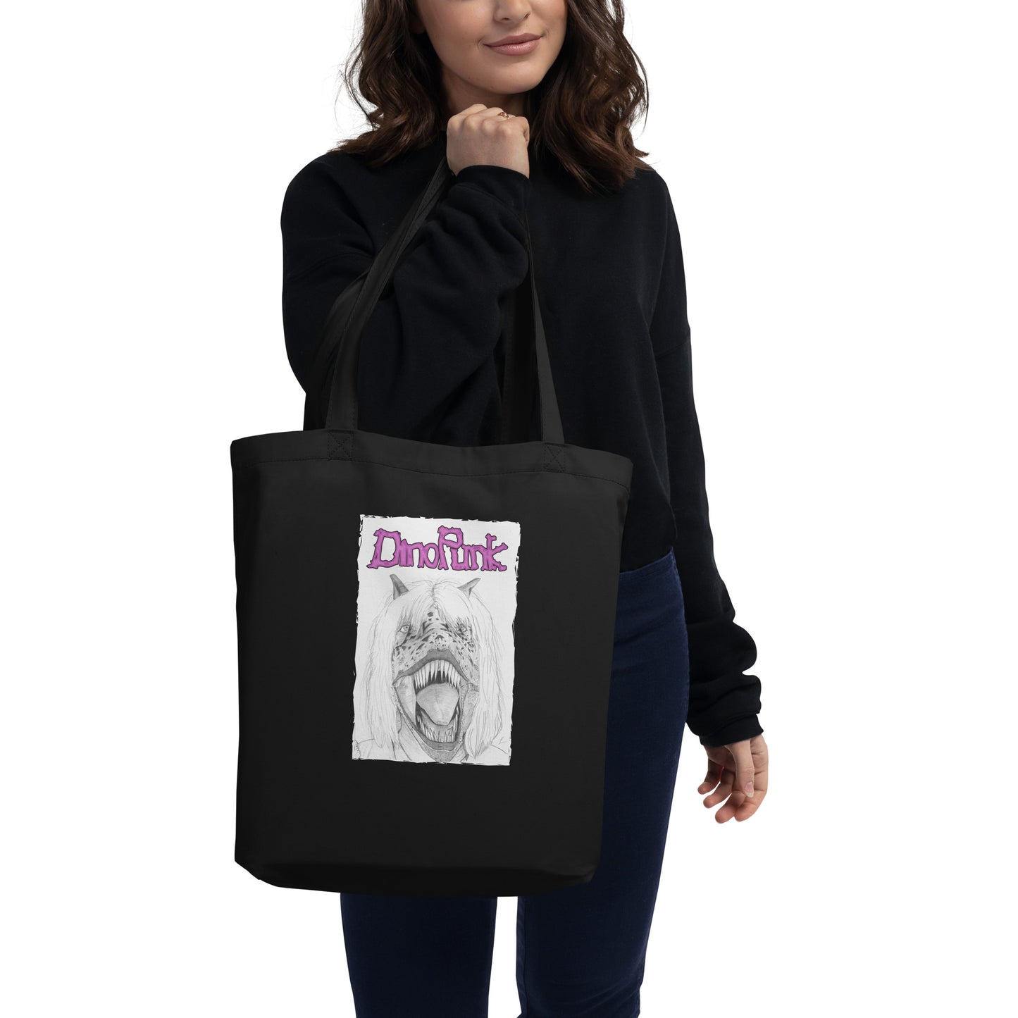 CourtnAllosaurus Love Eco Tote Bag