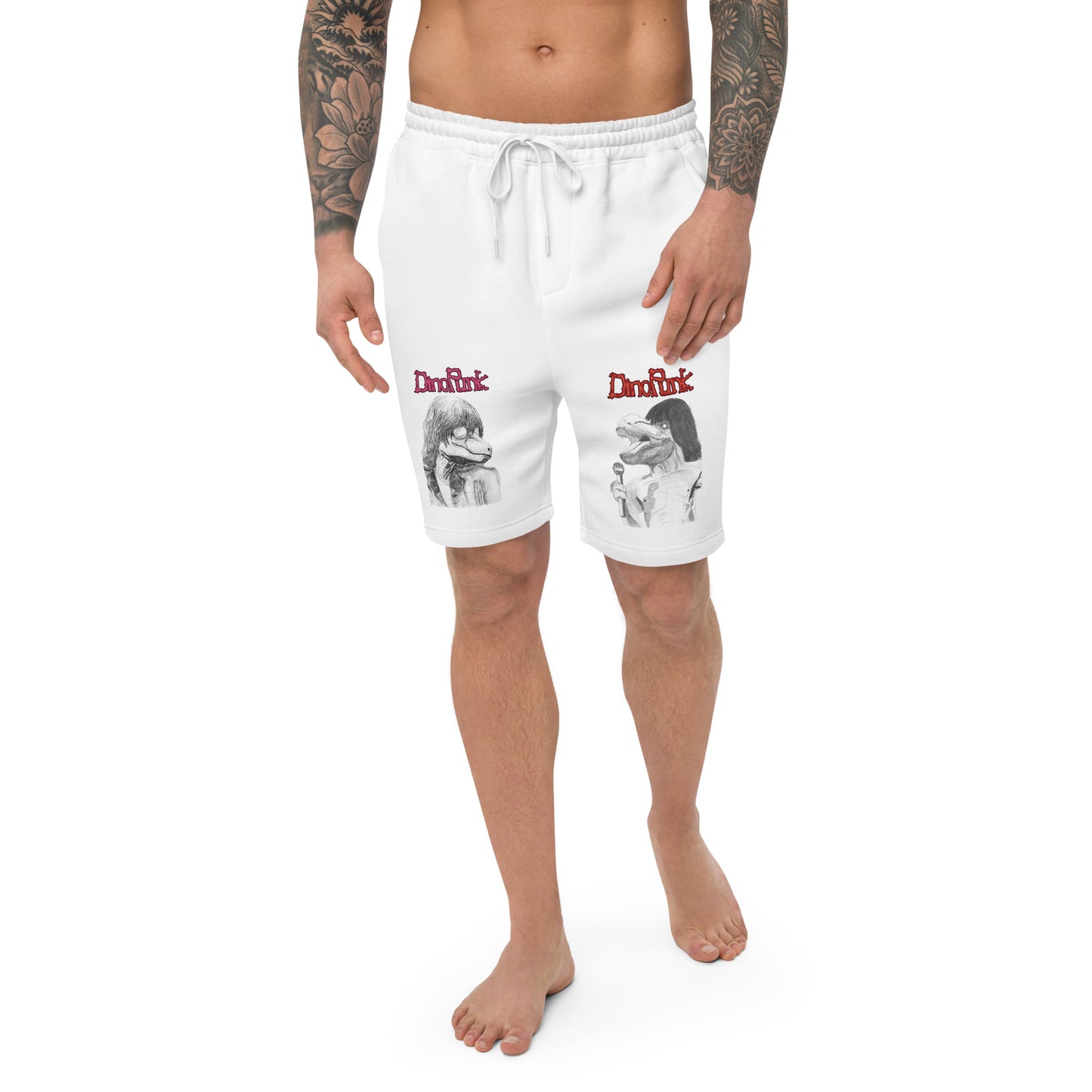 DinoPunk Men's fleece shorts