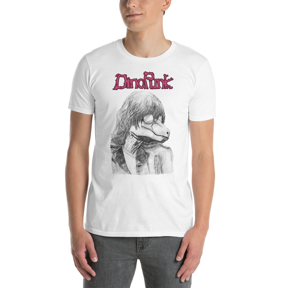 VelociRamone Short-Sleeve T-Shirt (Joey Ramone x Velociraptor)