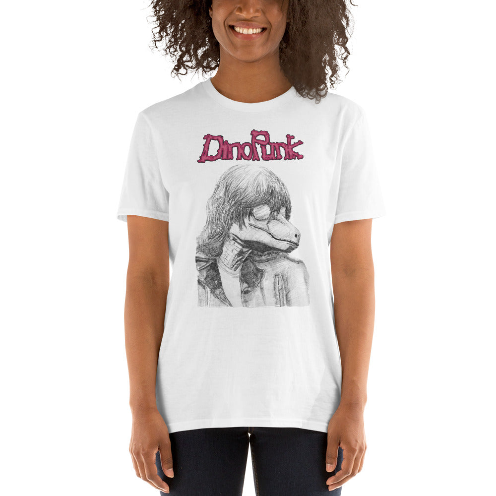 VelociRamone Short-Sleeve T-Shirt (Joey Ramone x Velociraptor)