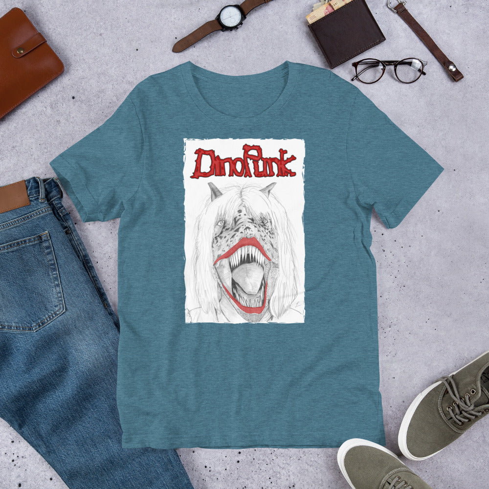 CourtnAllosaurus Love (red lips) Unisex t-shirt