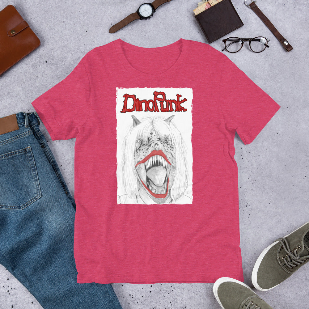 CourtnAllosaurus Love (red lips) Unisex t-shirt