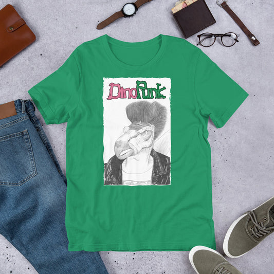 Strummersaurus Unisex t-shirt (Joe Strummer x Stegosaurus)