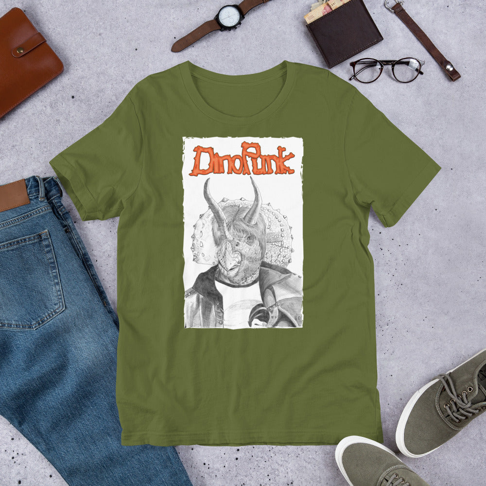 TriceraTopper DinoPunk Unisex t-shirt