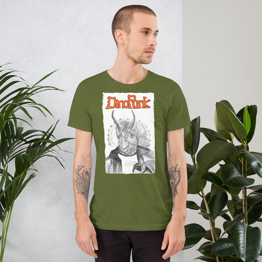 TriceraTopper DinoPunk Unisex t-shirt