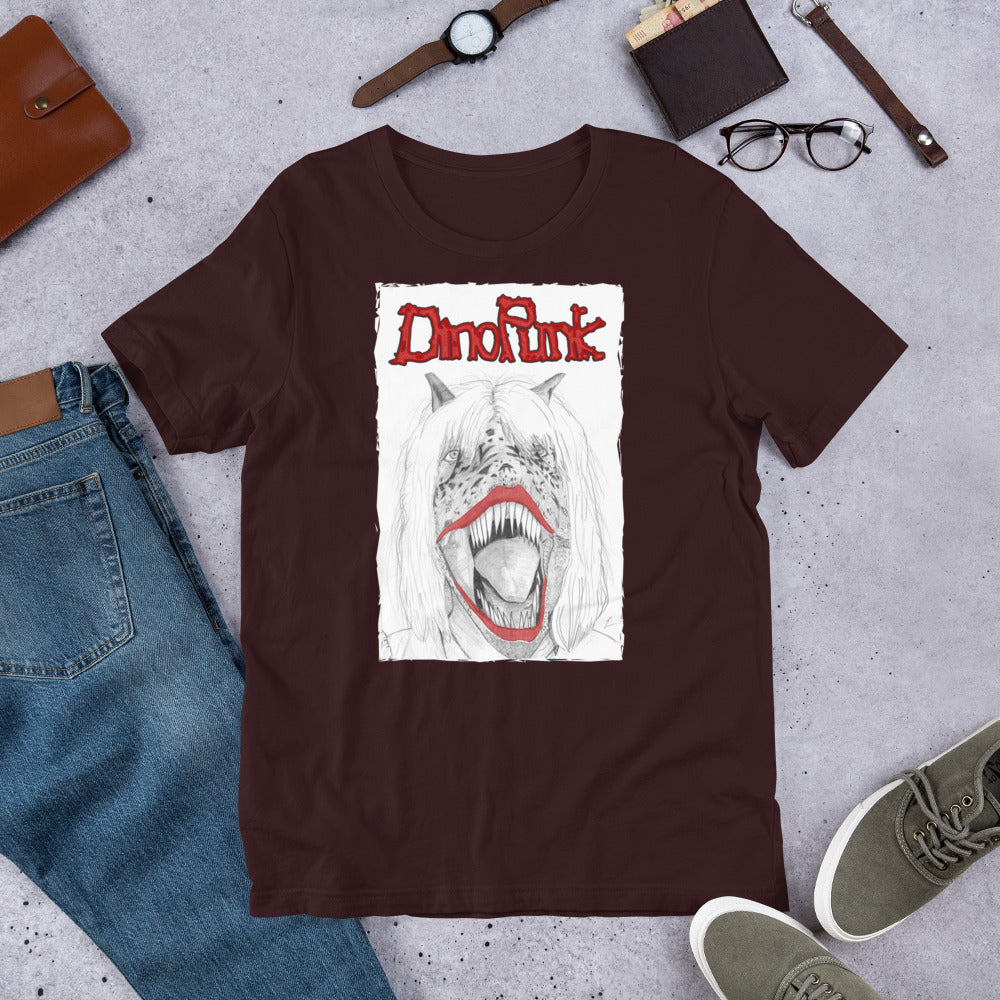 CourtnAllosaurus Love (red lips) Unisex t-shirt