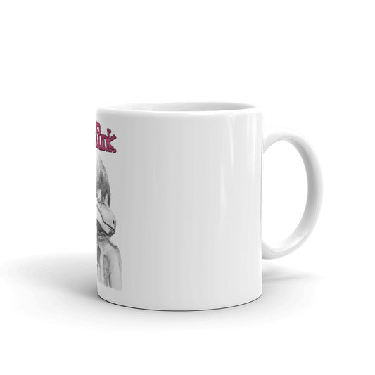 VelociRamone White glossy mug