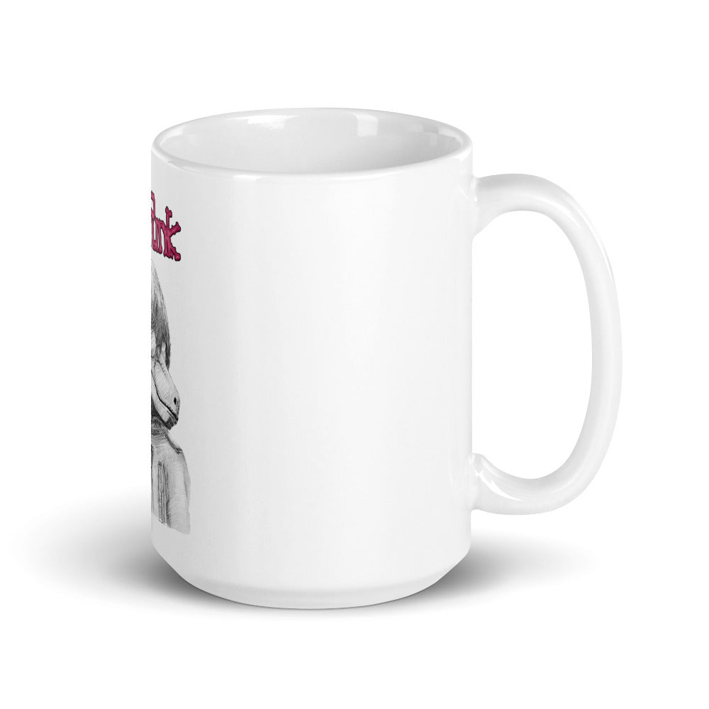 VelociRamone White glossy mug